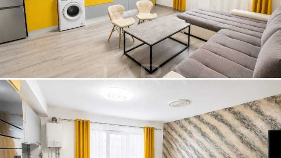 Apartament cu 2 camere, terasă de 22 mp, zona VIVO, Florești. - Poză 3