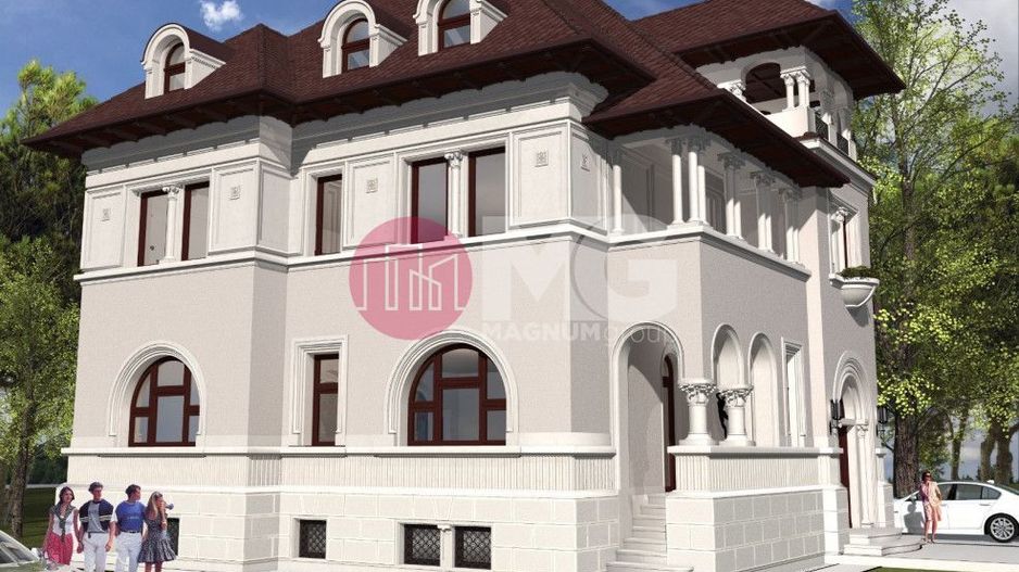 Vila cu arhitectura deosebila de vanzare- Primaverii- televiziune - Poză 5