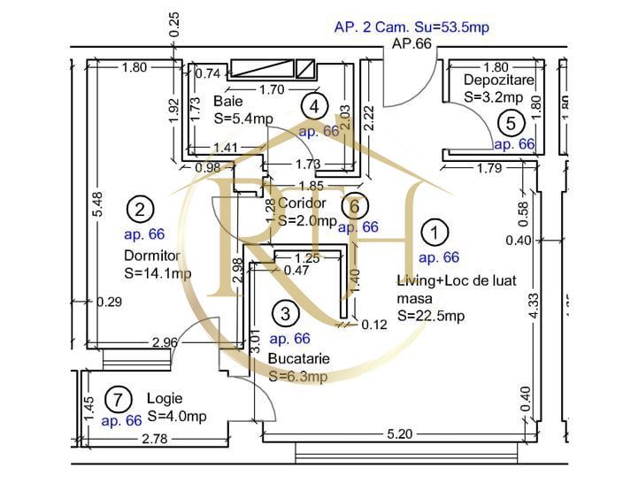 Oferim spre închiriere un apartament cu 2 camere în XCity Tower 1 Torontalului! - Poză 11