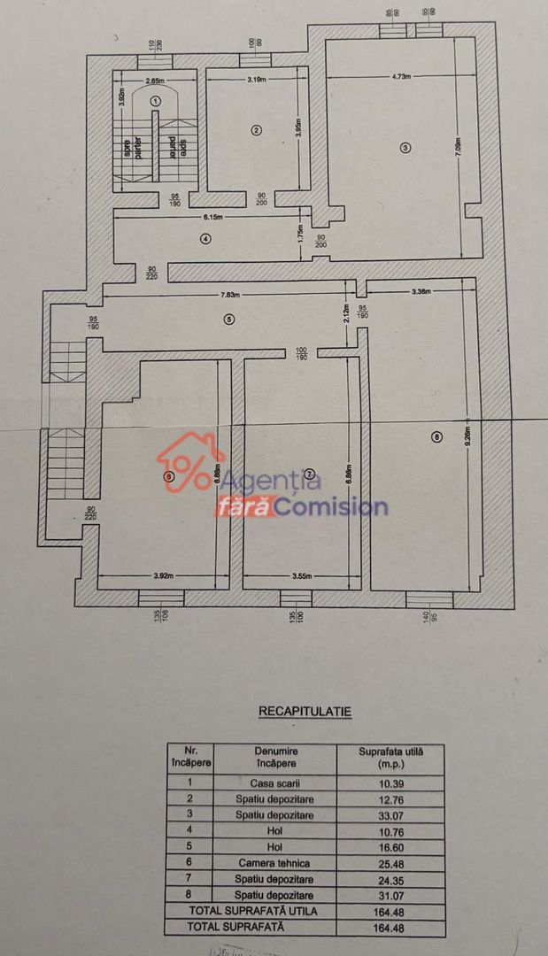 Casa 600mp, Copou, 1.2 mil Euro - Poză 5