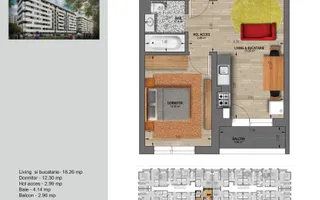 Studio- 40 mp utili- predare la cheie- Weiner 12 Residence Direct Dezvoltator - Poză 14