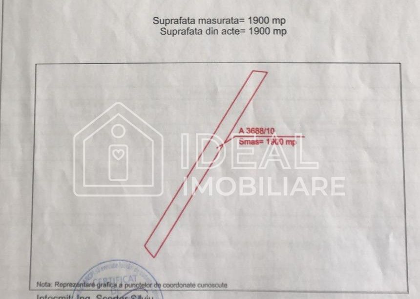 Teren 1.900 mp cu acces drum – oportunitate dezvoltare imobiliară, Sibiu - Poză 3
