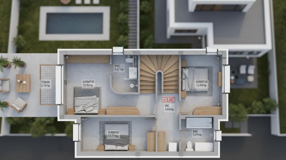 Teren cu autorizatie de construire | langa padure - Poză 3