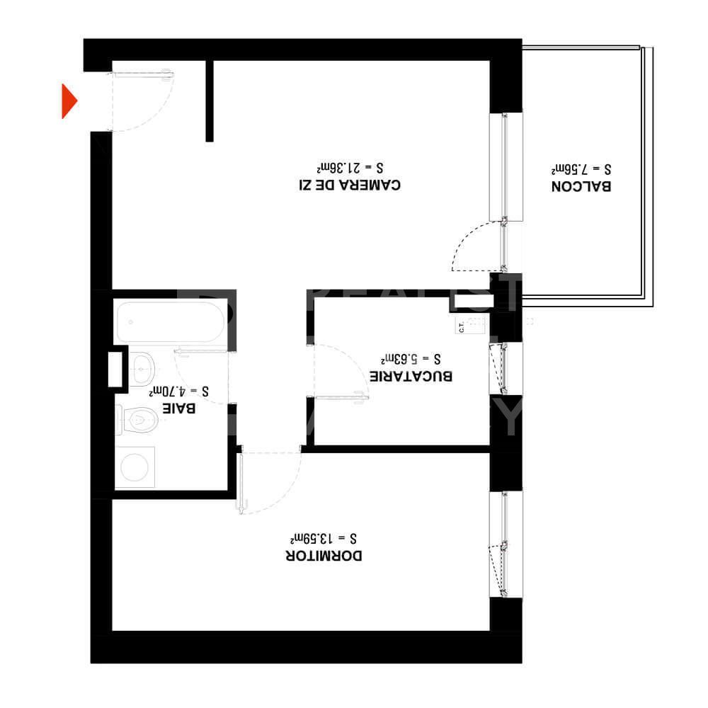 Vanzare,apartament 2 camere tip 3B, sector 3, Bucuresti - Poză 12
