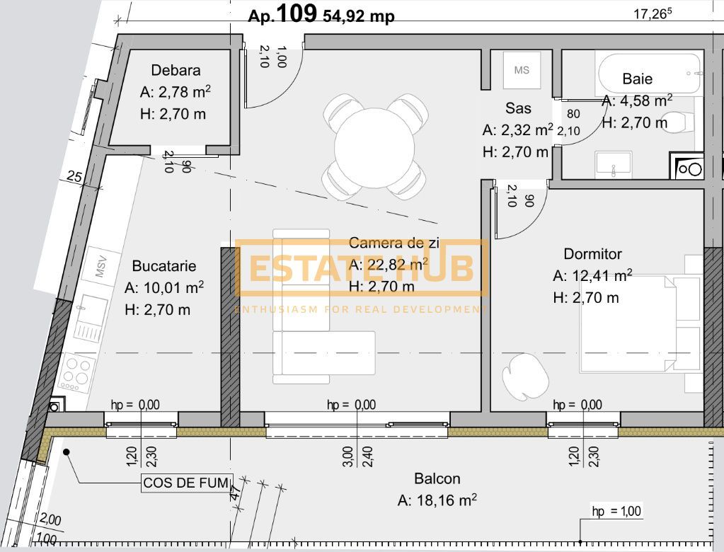 PRESALE Traian 44 | 2 camere premium | 0% comision - Poză 6