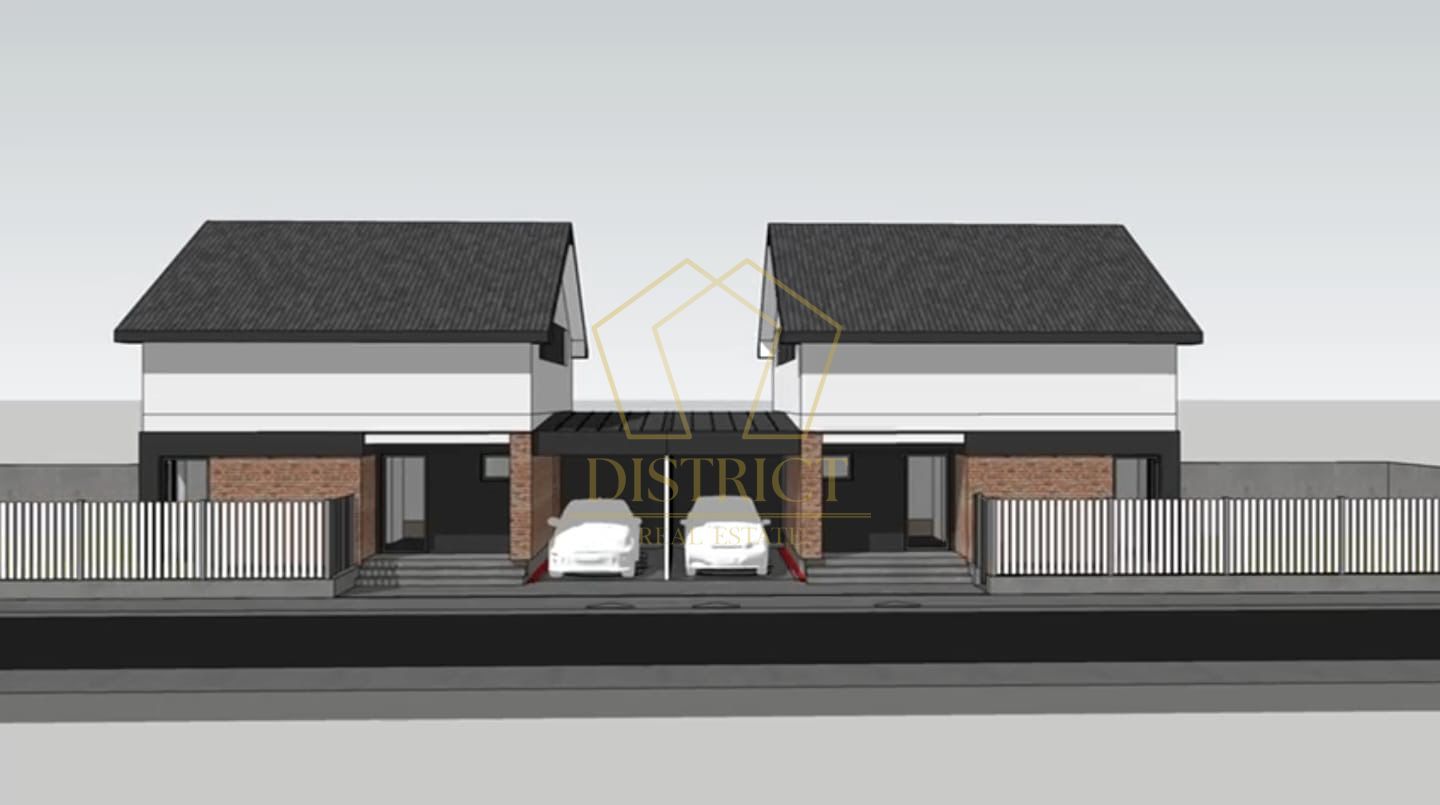 Duplex cu 4 camere, despărțit prin camera tehnica  | Mosnita Veche - Poză 7