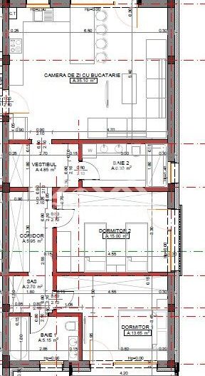 Apartament 3 camere  , 88,7 mp utili , Etaj 1 - Poză 1