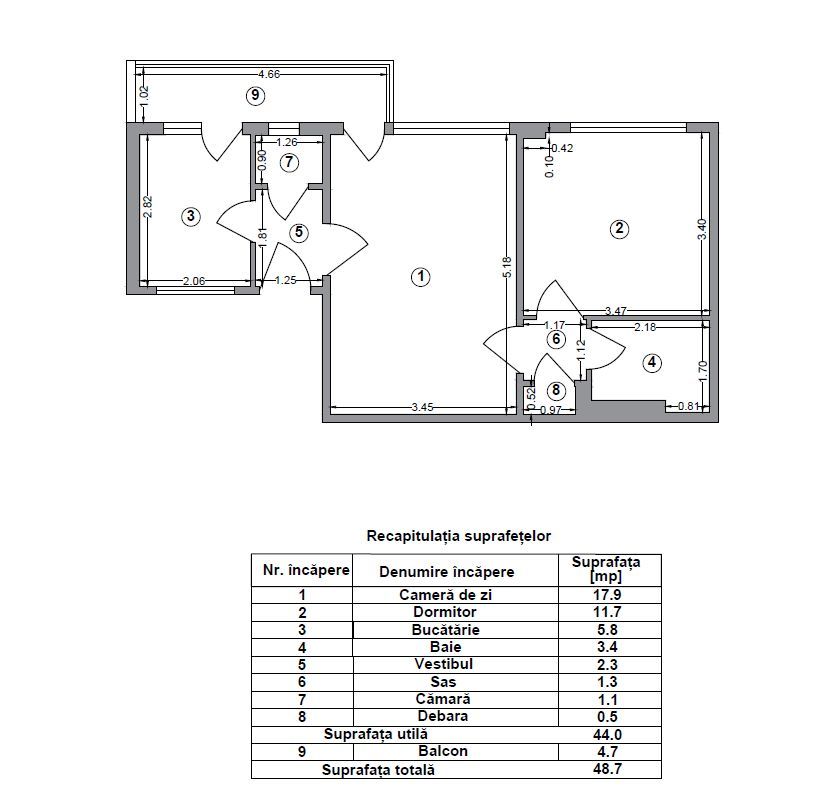 2 camere renovat complet Calea Grivitei plan secund -vedere spate | metrou 1 Mai - Poză 2