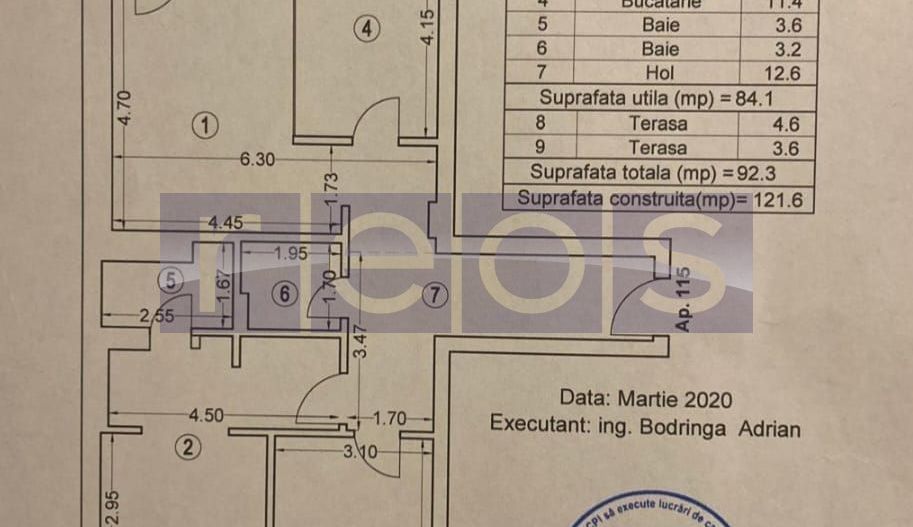 VANZARE -APARTAMENT 3 CAM- CLOUD 9 -AVIATIEI- PIPERA - Poză 9