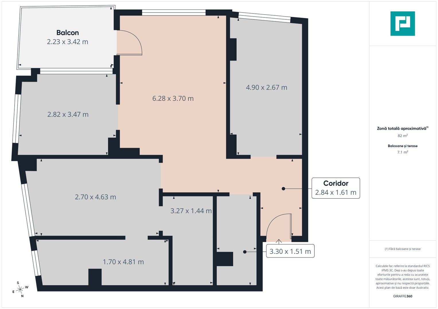 Apartament 3 camere - ARED Kaufland - Poză 19
