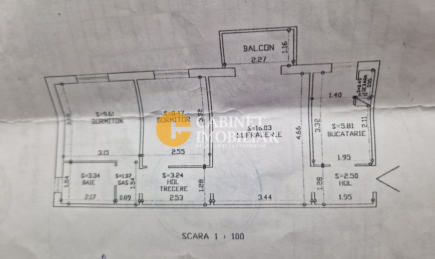 3 Camere Semidecomndat- Mobilat si Utilat- zona Zimbru - Poză 12
