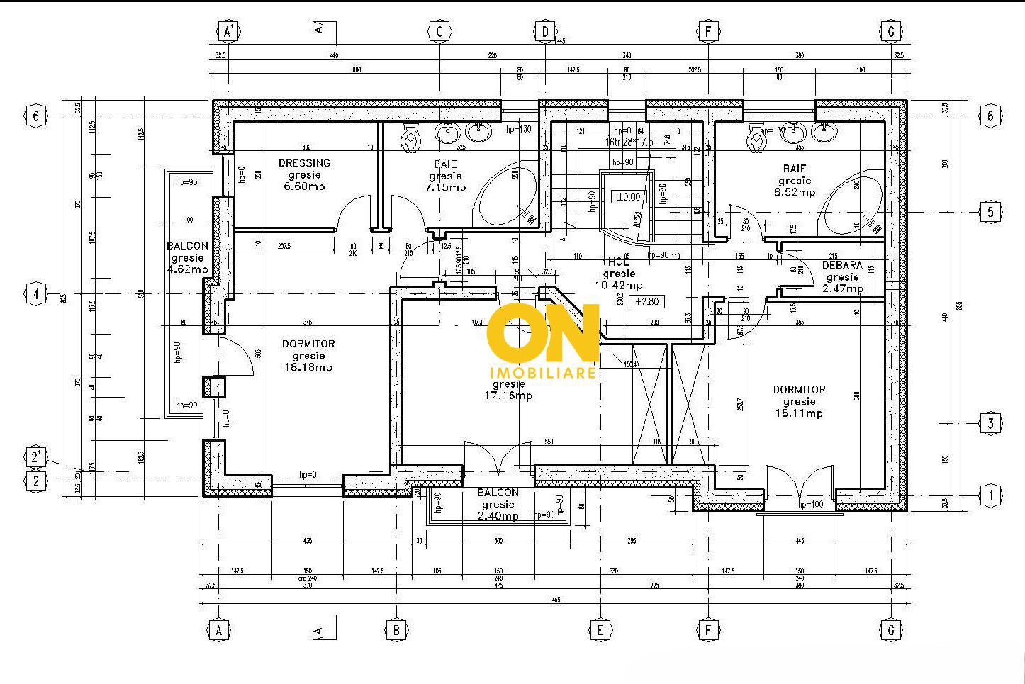 Casa la rosu, 4 camere, 301 mp teren, P+1, zona Alba-Micesti - Schiță 5
