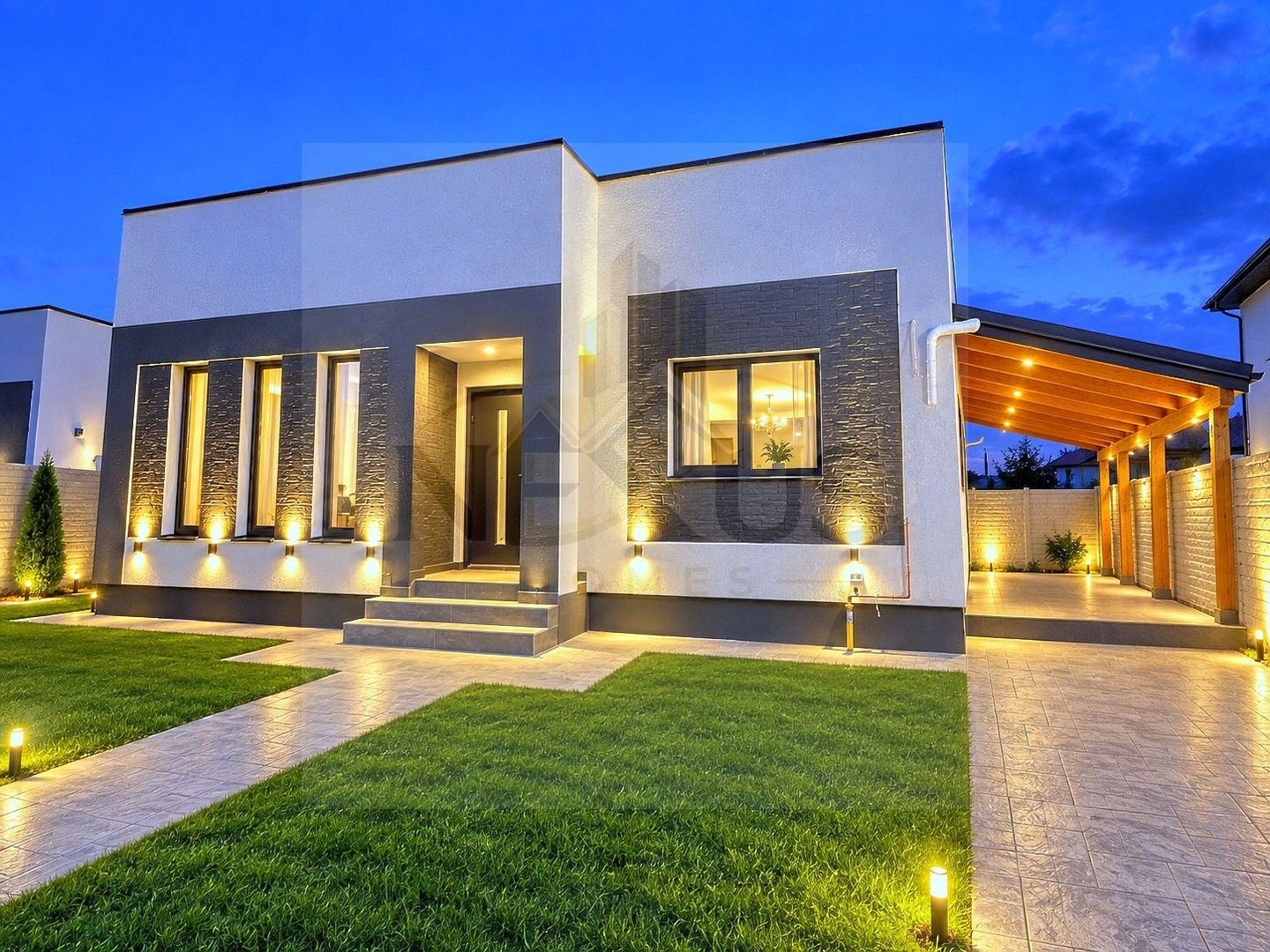Casa moderna| Comuna Berceni-4 camere| 350mp teren - Poză 1