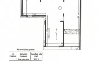Duplex Aviatiei 790mp | Piscina pe terasa | 12 Parcari | Boxa 53mp | +Ap 2 cam - Schiță 30