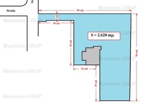 BREAZA - Central, langa Primarie 2.600 mp. teren ideal constructie