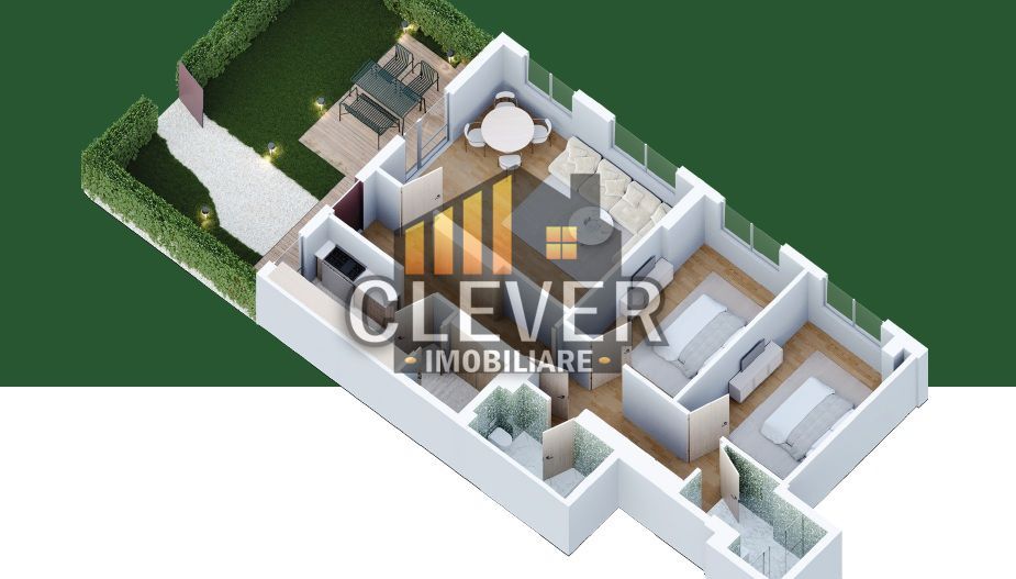 Spațiu și Confort: Apartament 4 Camere cu Dressing și Curte lângă IKEA Pallady - Schiță 13