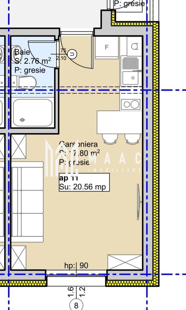 Garsonieră Nouă | 21 mp | Parter | Finisaje Premium | Lazaret - Poză 7