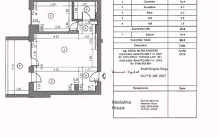Apartament 2 Camere de Lux /Fabrica de Glucoza/Predare la alb-169.000 € - Schiță 14