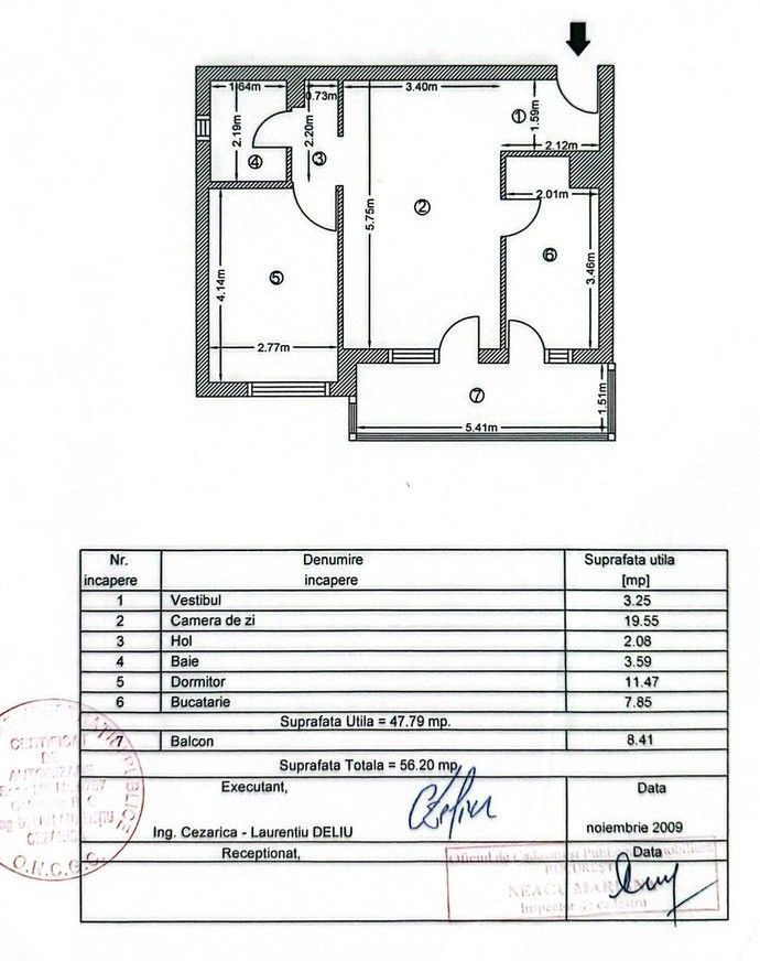 Apartament 2 camere, 57 mp, parcare inclusă, Citadella Titan - Poză 11