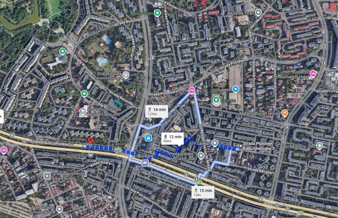 74 mp, 3 camere, 2 băi, 2 balcoane – 8 min până la metrou - comision 0 - Poză 11