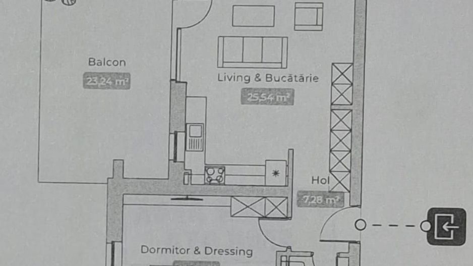 Apartament superb cu 2 Camere si terasa generoasa - Iancu Nicolae - Poză 15