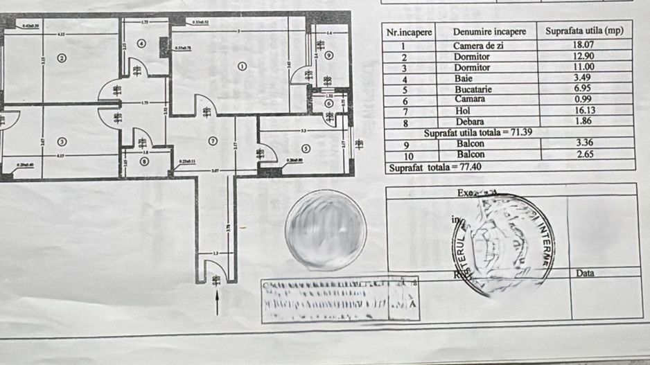 Apartament 3 Camere Decomandat, Renovat, Mobilat , Utilat  L355A - Poză 11