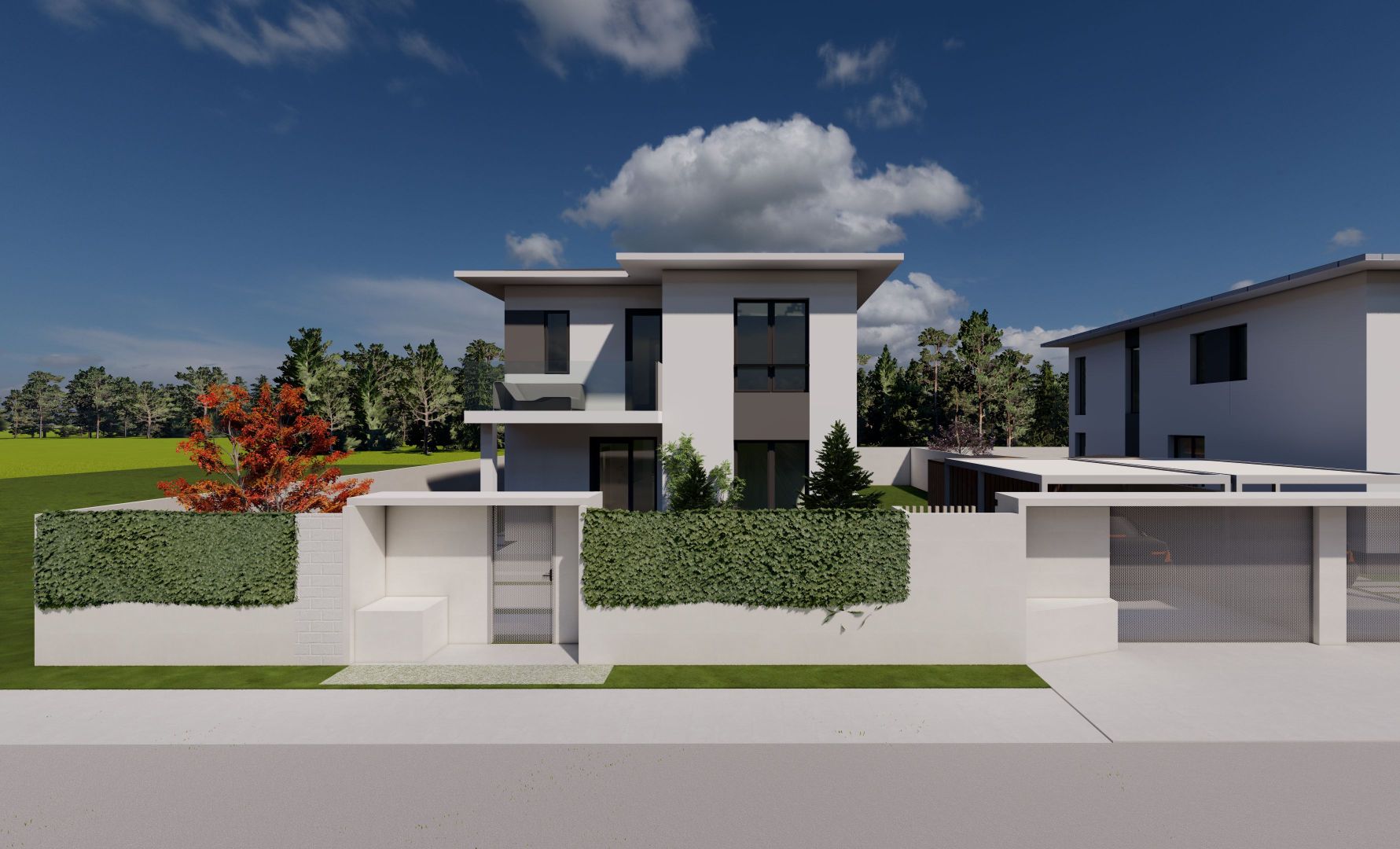 Vila proiect unic, locatie extraordinara, 4 camere, 3 terase, carport - Poză 1