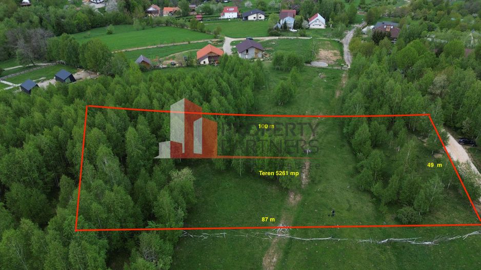 Teren intravilan 5.261 mp Tohănița | Deschidere 49 m | Utilități, lângă pădure - Poză 2