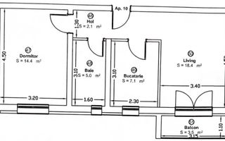 Apartament 2 camere decomandat - MOBILAT - GIROC PREMIUM RESIDENCE - Poză 8