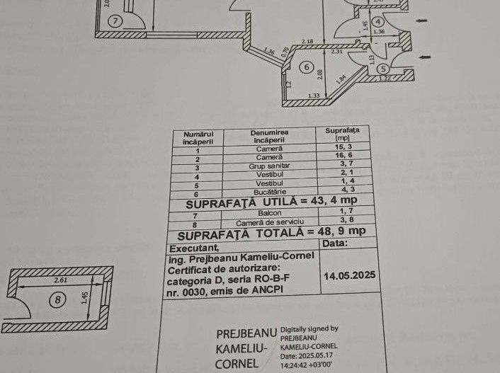 Apartament 2 camere Calea Calarasilor Piata Muncii. - Poză 7