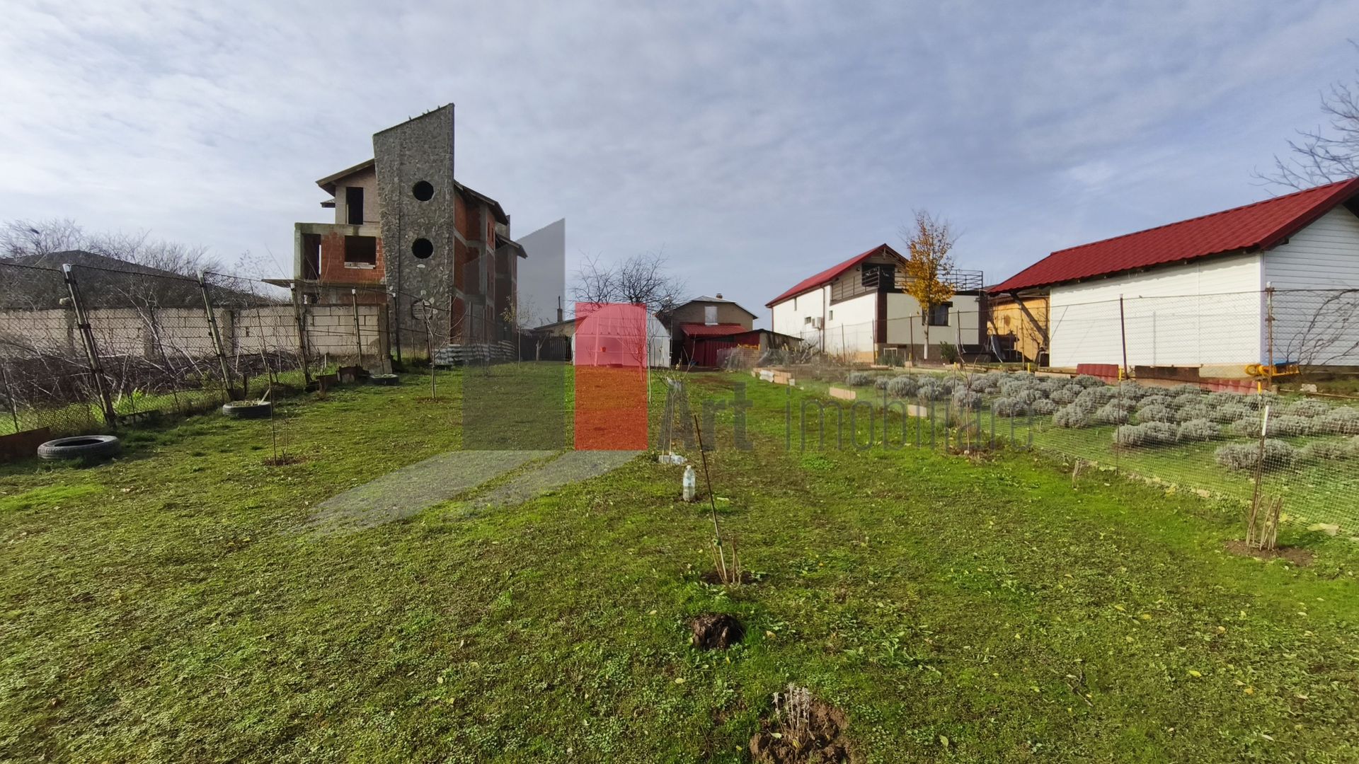 Casa curte cu teren 1600 mp Manolache - Poză 21