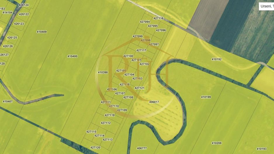 De vanzare parcele teren intravilan in Urseni  pentru constructii rezidentiale. - Poză 1