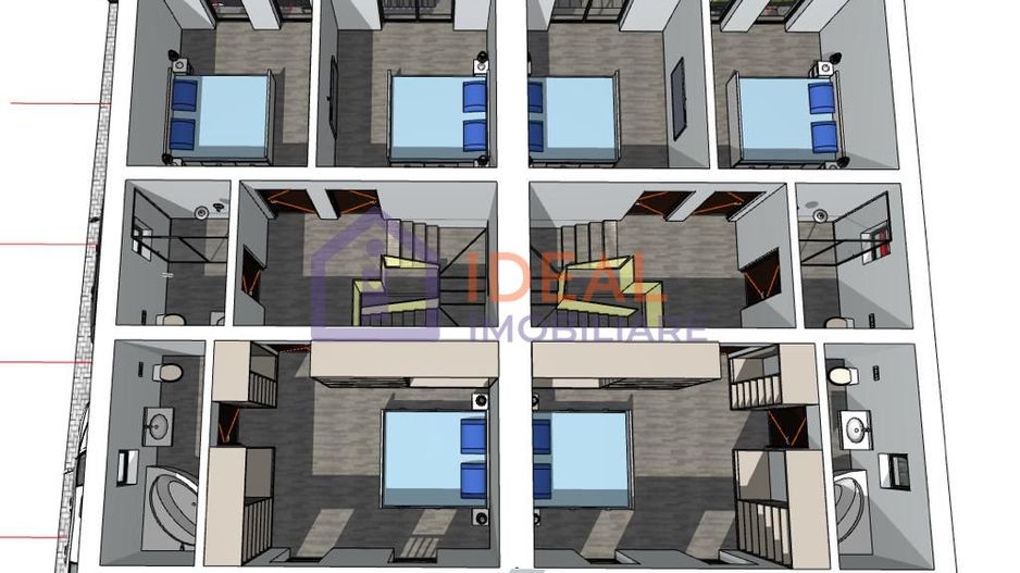 Duplex cu 4 camere si pivnita, in Cartierul Arhitectilor - Schiță 11