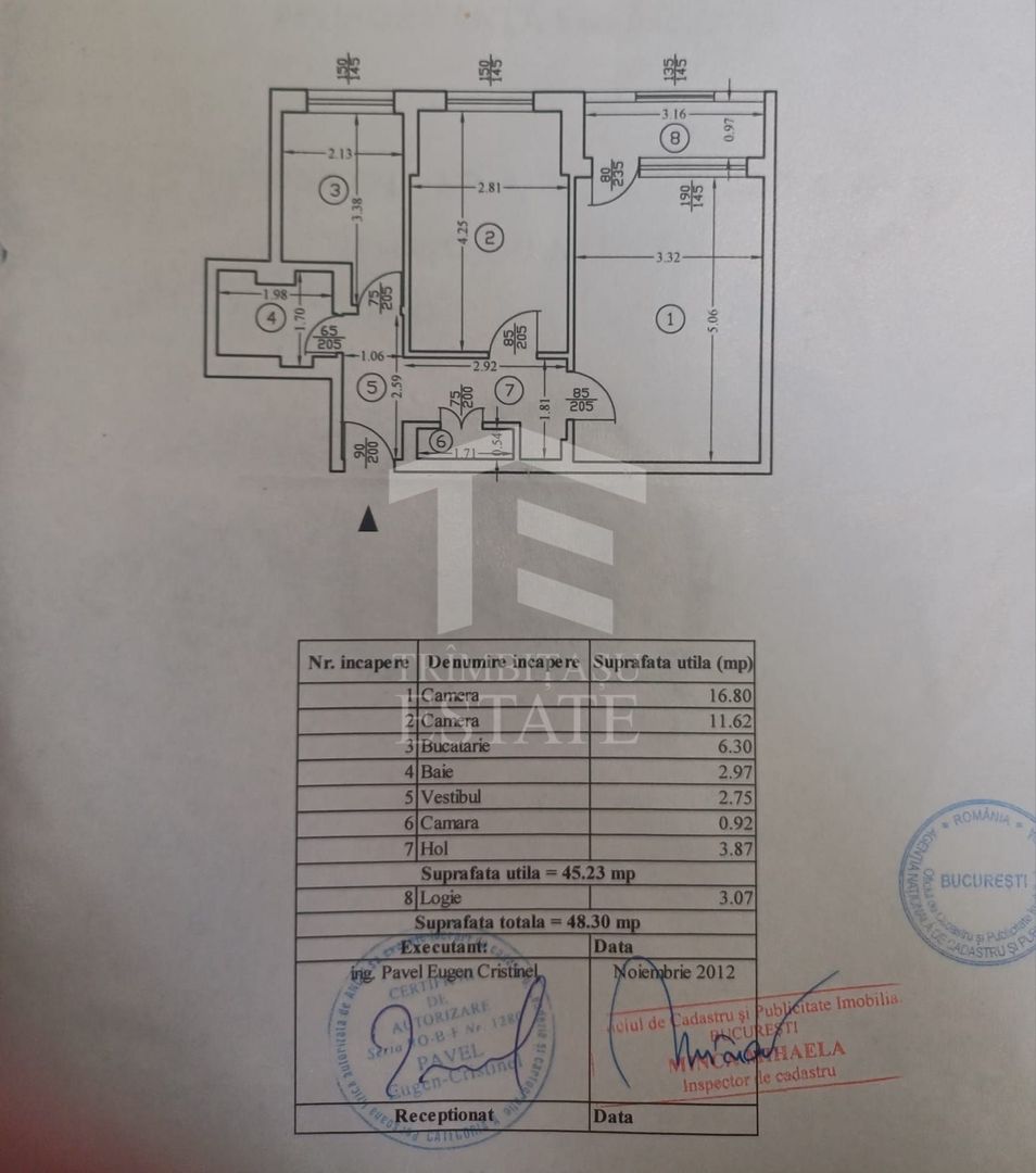 Apartament 2 camere Metrou Obor Colentina - Schiță 20