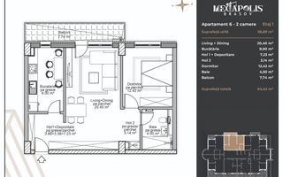 Apartament 2 camere | Coresi | Platǎ Tranșe | Credit - Poză 3
