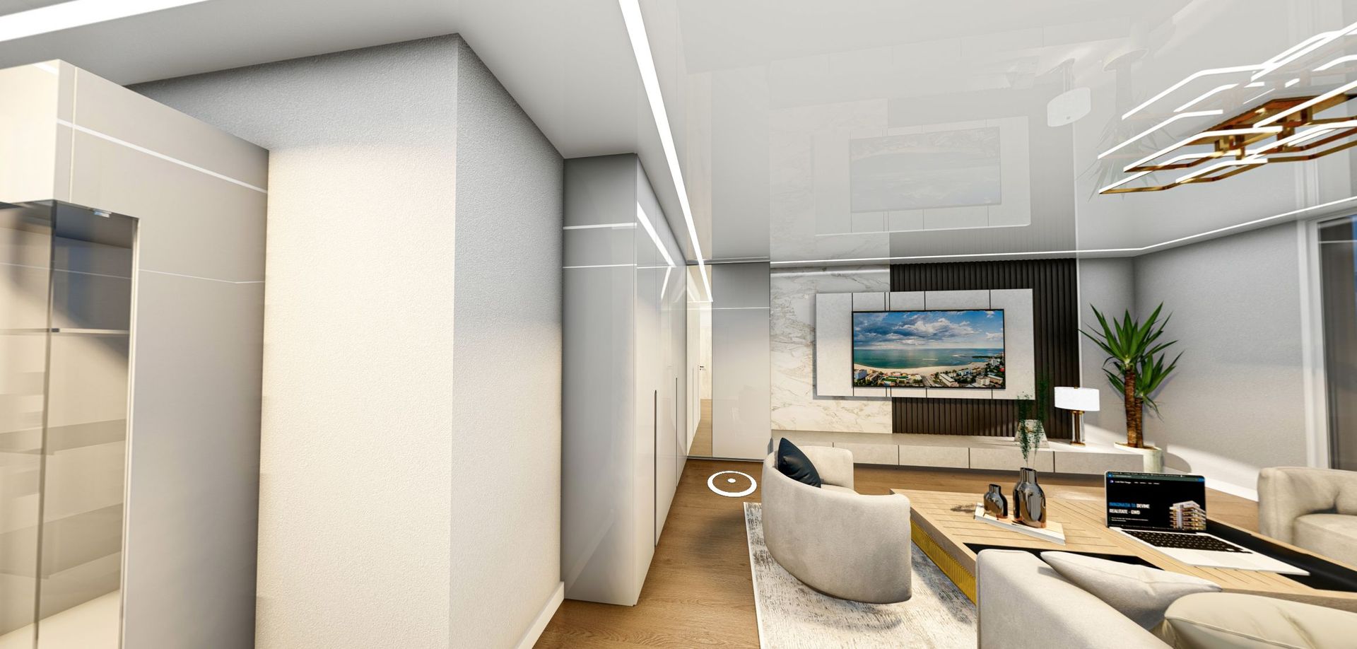 DEZVOLTATOR -Ap. 2 cam. 52 mp Comision 0 % Mamaia nord OBA TOWER - Poză 3