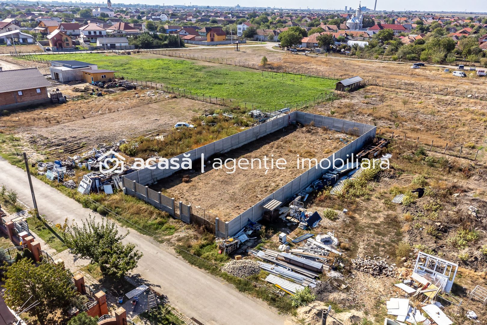 Teren de 733 mp în Livada, cu gard finalizat, Comision 0 - Poză 1