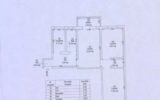 Dacia | 3 Camere | Etaj 1 - Schiță 7