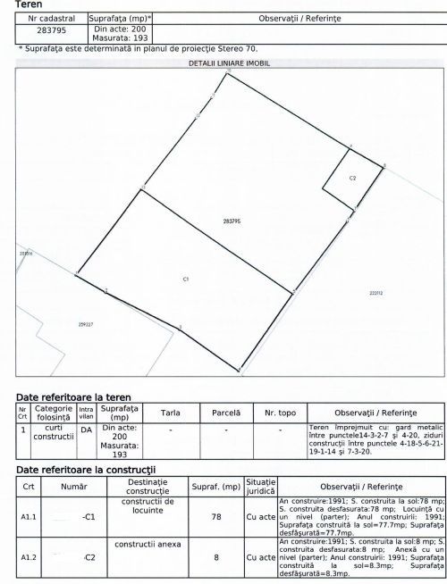 BUCURESTII NOI - Chitila | Teren 200mp | 20min metrou Bazilescu - Poză 2