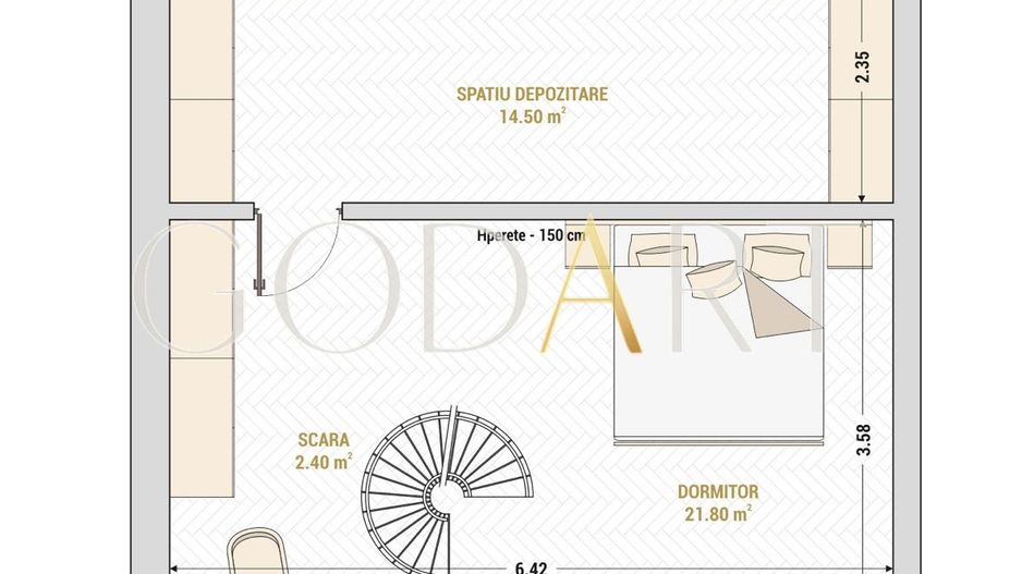 Duplex exclusivst | Ready to move in | Mobilat | Utilat - Schiță 15