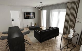 Penthouse deosebit cu 2 camere si terasa de 70 mp - vedere panoramica - Poză 3