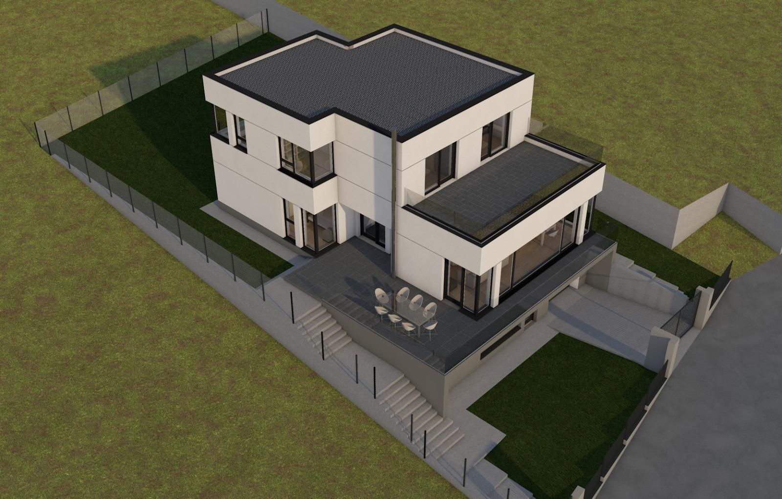 Teren intravilan cu panorama si proiect - Poză 2