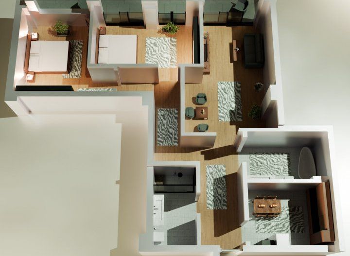 Exclusiv - Tomis Nord /Perpetum Residence III -  Apartamente cu 2 și 3 camere, confortul la care ai visat! - Poză 17