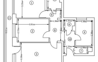 3cam.dec-1baie-disponibil imediat/Bvd Brancoveanu 130-132,sector 4
