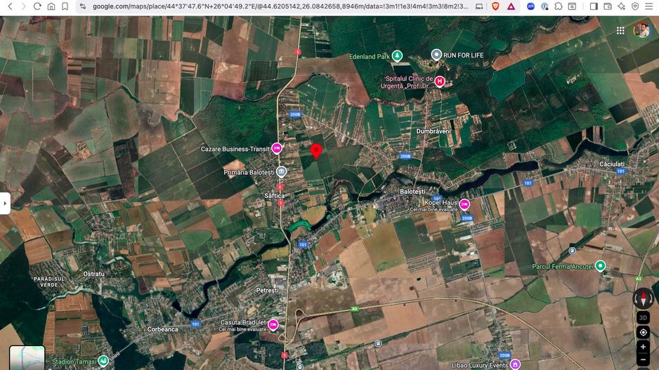 Teren extravilan 18.200 mp Saftica Balotesti - Poză 5