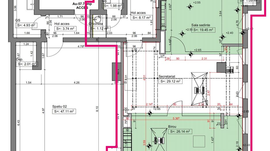 De închiriat – spațiu de birouri ultracentral în Arad Plaza - Poză 5