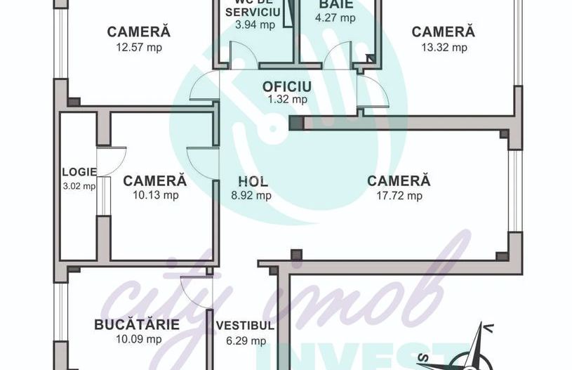 4 camere 92 mp | 2 bai |  Vedere panoramică Stadionul Național - Poză 22