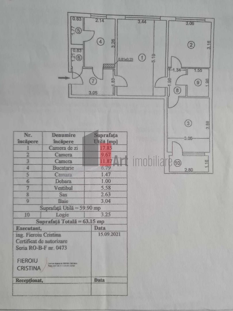 Vânzare apartament 3 camere Piața Reșița - Poză 8