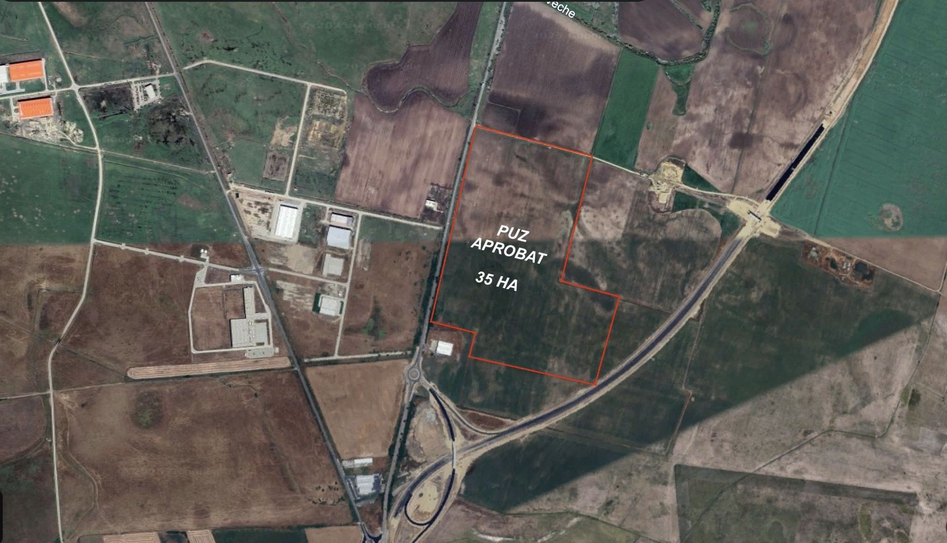 Sanandrei Teren 35 Hectare | Centura - Autostrada - Hale - PUZ Aprobat - Poză 4