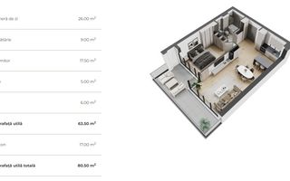 Apartament 2 Camere | Jandarmeriei - Poză 11